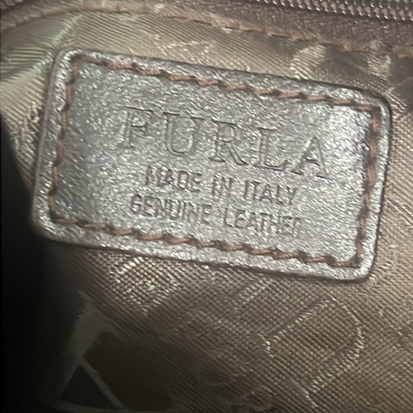 Furla Shoulder Bag genuine leather. Made in Italy, brown - Picture 16 of 17